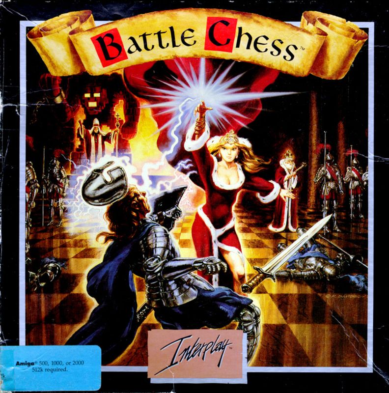 Battle Chess box art for Amiga CD32